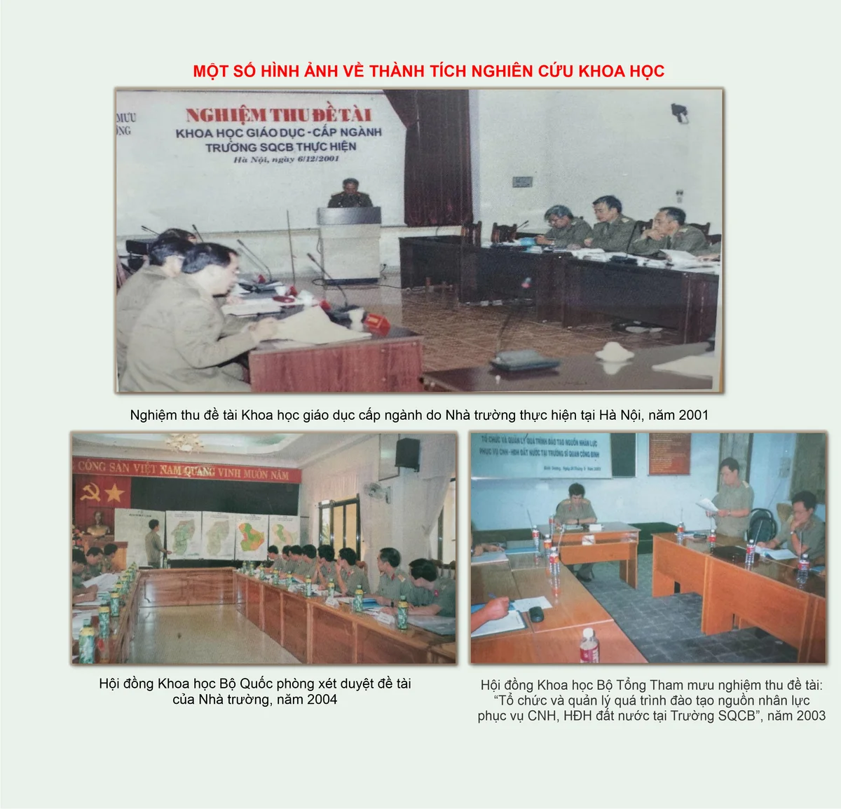 Các hoạt động của Nhà trường