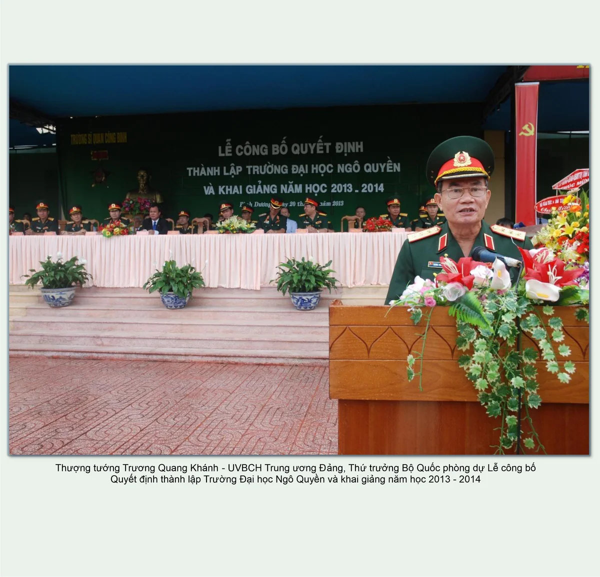 Lãnh đạo Đảng, Nhà nước, BQP, Cơ quan Bộ, Binh chủng thăm, kiểm tra Nhà trường