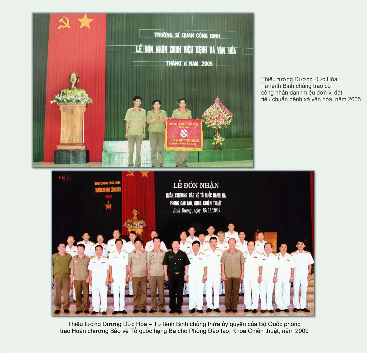 Lãnh đạo Đảng, Nhà nước, BQP, Cơ quan Bộ, Binh chủng thăm, kiểm tra Nhà trường