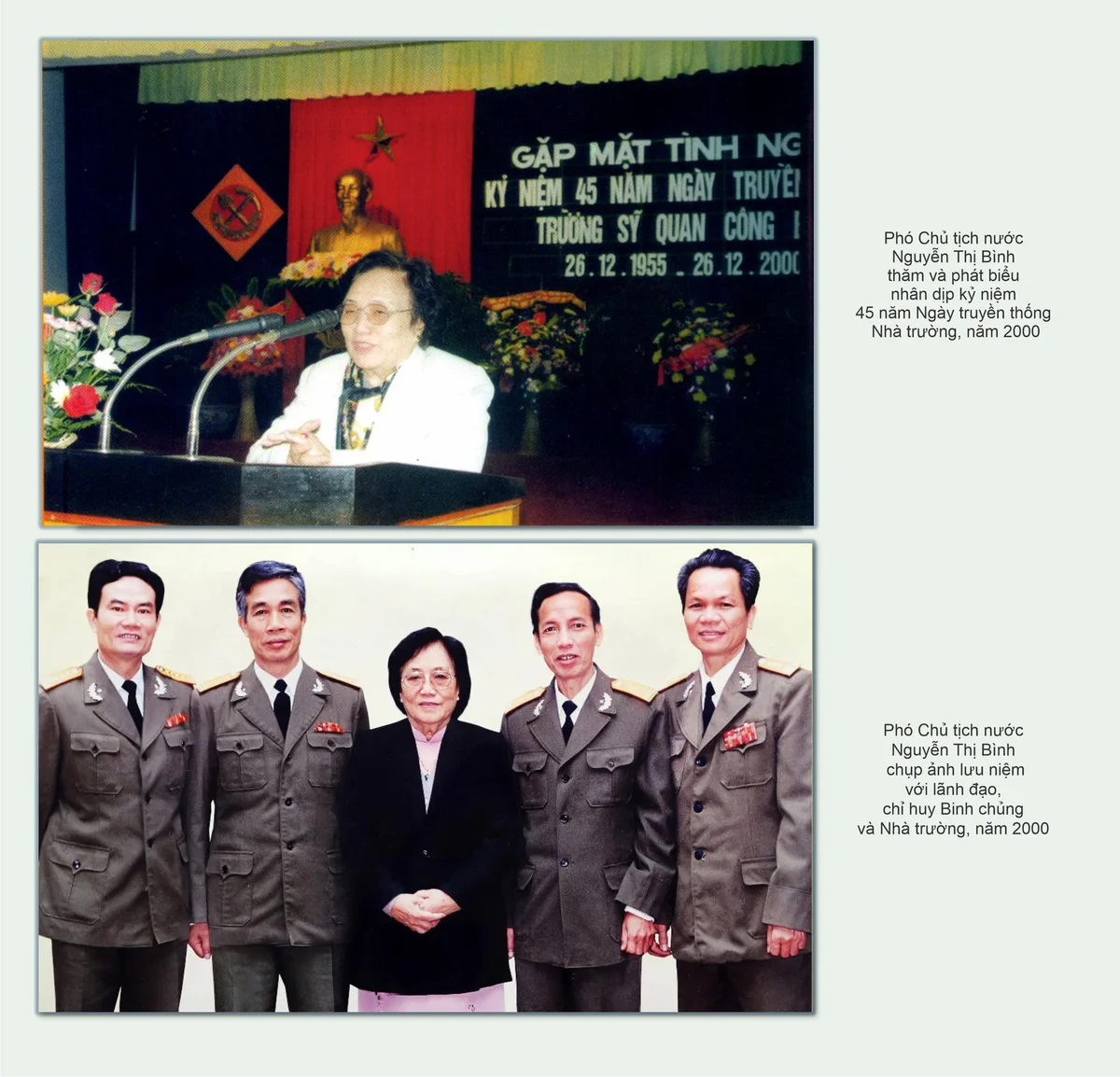 Lãnh đạo Đảng, Nhà nước, BQP, Cơ quan Bộ, Binh chủng thăm, kiểm tra Nhà trường